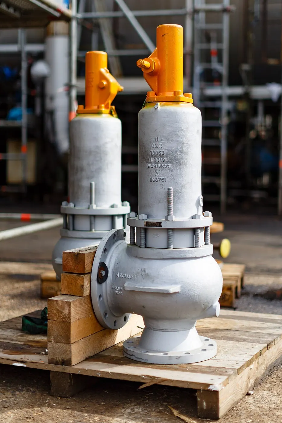 Brass safety relief valves of the kind fitted to water heaters